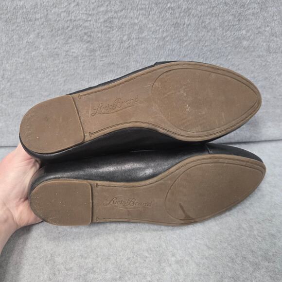 Lucky Brand Archh Black Flats Loafers Size 8 - Picture 5 of 8